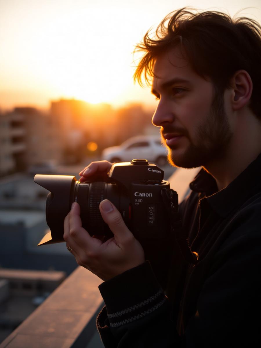 Photographing at golden hour